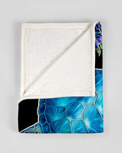 Load image into Gallery viewer, I Love Sea Turtle And Flowers Gift For Girls Fleece Blanket
