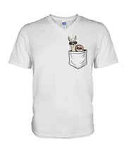 Load image into Gallery viewer, Cool Llama And Sloth In Pocket Meaningful Gift Guys V-Neck
