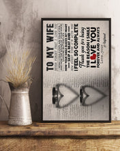 Load image into Gallery viewer, Your Smile Makes My Heart Skip A Beat Gift For Wife Vertical Poster
