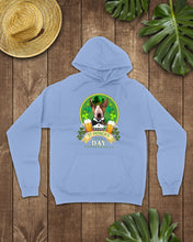 Load image into Gallery viewer, Bull Terrier With Beer Celebrate St Patrick's Day Gift For Dog Lovers Hoodie
