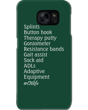 Load image into Gallery viewer, Splints Button Hook Therapy Putty Goniometer Resistance Bands Phone case
