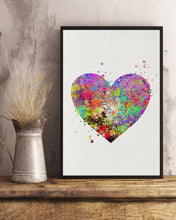 Load image into Gallery viewer, Colorful Heart Shaped Meaningful Gift For Lover Vertical Poster
