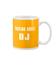 Load image into Gallery viewer, Fucking Great DJ Black And White Printed Mug Mug

