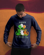 Load image into Gallery viewer, Lovely Cat And Balloons Happy St Patrick's Day Gift For Cat Lovers Unisex Long Sleeve
