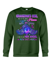 Load image into Gallery viewer, Gift For Angel Grandma Half Of My Heart Is In Heaven Sweatshirt
