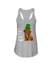 Load image into Gallery viewer, Cockapoo Irish Today Green St. Patrick's Day Printed Mug Ladies Flowy Tank
