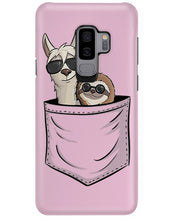Load image into Gallery viewer, Cool Llama And Sloth In Pocket Meaningful Gift Phone case
