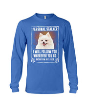Load image into Gallery viewer, White Pomeranian Will Follow You St. Patrick's Day Printed Mug Unisex Long Sleeve

