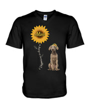 Load image into Gallery viewer, Weimaraner Mimi Sunshine Dog Lovers St. Patrick's Day Printed Mug Guys V-Neck
