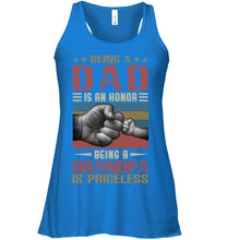 Load image into Gallery viewer, Being A Dad And Being A Grandpa Meaningful Gift For Family Ladies Flowy Tank
