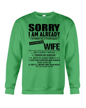 Load image into Gallery viewer, She's My Whole World Gift For Husband Sweatshirt
