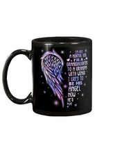 Load image into Gallery viewer, Purple Wings Gift For Angel Grandpa I Used To Be His Angel Mug
