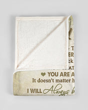 Load image into Gallery viewer, Deer Son Gift For Mom Always Be My Loving Mother Fleece Blanket
