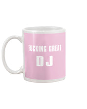 Load image into Gallery viewer, Fucking Great DJ Black And White Printed Mug Mug
