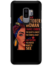 Load image into Gallery viewer, Im An October Woman I Have Three Sides Birthday Gift Phone case
