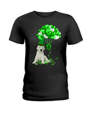 Load image into Gallery viewer, White Labrador Patrick Balloons St. Patrick's Day Color Changing Mug Ladies Tee
