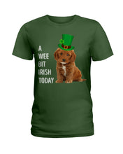 Load image into Gallery viewer, Cockapoo Irish Today Green St. Patrick's Day Printed Mug Ladies Tee
