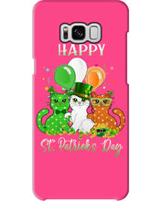 Load image into Gallery viewer, Lovely Cat And Balloons Happy St Patrick's Day Gift For Cat Lovers Phone case

