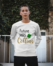 Load image into Gallery viewer, Shamrock Future Mrs Collins St Patrick's Day Sweatshirt
