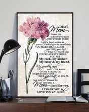Load image into Gallery viewer, Pink Flower The Source Of My Strength Gift For Mom Vertical Poster
