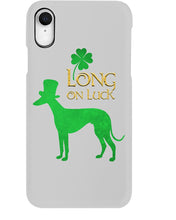 Load image into Gallery viewer, Sighthound Long On Luck Green St. Patrick's Day Printed Mug Phone case
