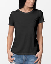 Load image into Gallery viewer, Gift For Grandpa A Big Piece Of My Heart Lives Ladies Tee
