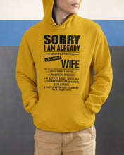 Load image into Gallery viewer, She's My Whole World Gift For Husband Hoodie
