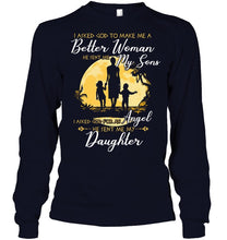 Load image into Gallery viewer, I Asked God To Make Me A Better Woman Unisex Long Sleeve
