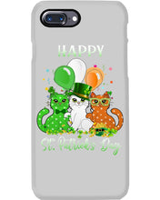 Load image into Gallery viewer, Lovely Cat And Balloons Happy St Patrick's Day Gift For Cat Lovers Phone case
