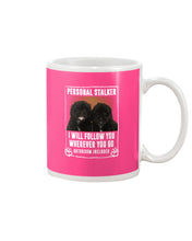 Load image into Gallery viewer, Black Pooshi Black Shipoo Personal Stalker St. Patrick's Day Printed Mug Mug
