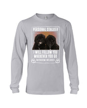 Load image into Gallery viewer, Black Pooshi Black Shipoo Personal Stalker St. Patrick's Day Printed Mug Unisex Long Sleeve
