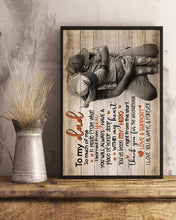 Load image into Gallery viewer, Gift For Dad Hugging I Love You Forever And Always Vertical Poster
