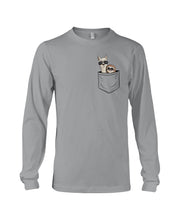 Load image into Gallery viewer, Cool Llama And Sloth In Pocket Meaningful Gift Unisex Long Sleeve
