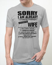 Load image into Gallery viewer, She's My Whole World Gift For Husband Guys Tee
