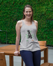 Load image into Gallery viewer, You're Always Lucky When You're With A Great Dance St Patrick's Day Gift For Dog Lovers Ladies Flowy Tank
