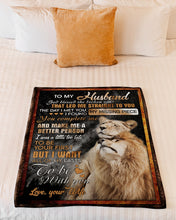 Load image into Gallery viewer, Great Universe Lion Little Too Late To Be Your First Gift For Husband Fleece Blanket
