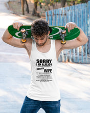 Load image into Gallery viewer, She's My Whole World Gift For Husband Unisex Tank Top
