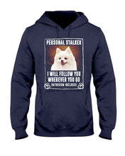 Load image into Gallery viewer, White Pomeranian Will Follow You St. Patrick's Day Printed Mug Hoodie
