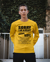 Load image into Gallery viewer, She's My Whole World Gift For Husband Sweatshirt
