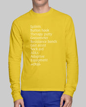 Load image into Gallery viewer, Splints Button Hook Therapy Putty Goniometer Resistance Bands Unisex Long Sleeve
