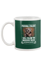 Load image into Gallery viewer, Standard Schnauzer Personal Stalker St. Patrick's Day Printed Mug Mug
