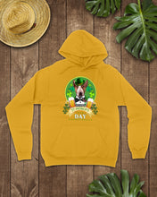 Load image into Gallery viewer, Bull Terrier With Beer Celebrate St Patrick's Day Gift For Dog Lovers Hoodie
