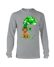 Load image into Gallery viewer, Red Toy Poodle Patrick Balloons St. Patrick's Day Color Changing Mug Unisex Long Sleeve
