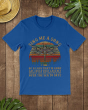 Load image into Gallery viewer, Sing Me A Song Dragonfly Retro Vintage Guys Tee
