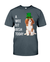 Load image into Gallery viewer, Cavalier King Charles Spaniel Irish Today Green St. Patrick's Day Printed Mug Guys Tee
