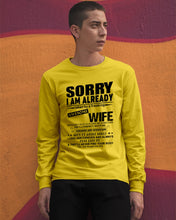 Load image into Gallery viewer, She's My Whole World Gift For Husband Unisex Long Sleeve
