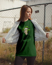 Load image into Gallery viewer, Keep Silent Sparkling Green Lips St Patrick's Day Gift Guys Tee
