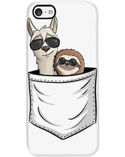 Load image into Gallery viewer, Cool Llama And Sloth In Pocket Meaningful Gift Phone case
