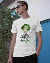 Load image into Gallery viewer, Keep Silent Sparkling Green Lips St Patrick's Day Gift Guys Tee
