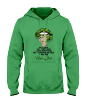 Load image into Gallery viewer, Keep Silent Sparkling Green Lips St Patrick's Day Gift Hoodie
